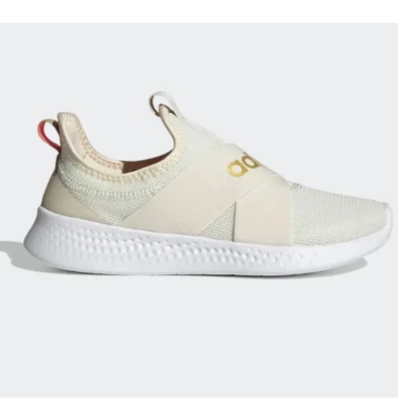 Adidas Women's Puremotion Adapt Running Shoes Beige Off White Gold Size 5.5 - Picture 2 of 11